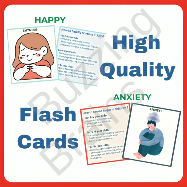 Emotions flashcard-Must have for a child and parent. 24 emotions and remedy cards. - Image 2