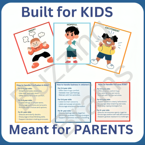 Emotions flashcard-Must have for a child and parent. 24 emotions and remedy cards. - Image 5