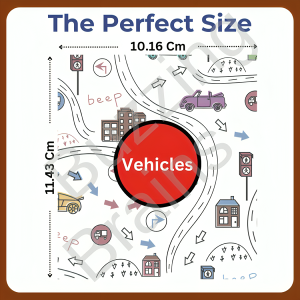 Vehicles Flashcard, for 2-5 years. For learning, knowledge and awareness of kids. Also, fun facts on the back of cards. - Image 3