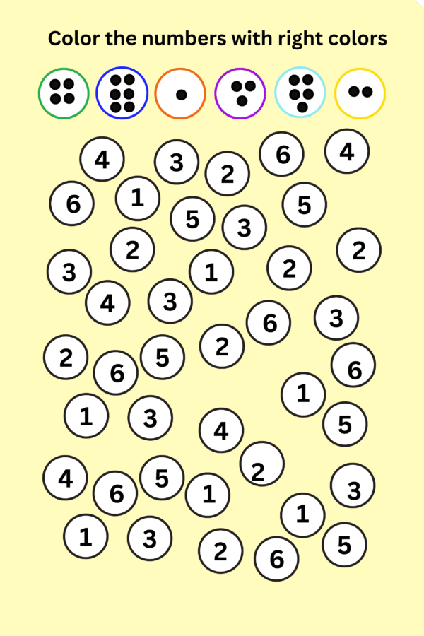 Color the letters