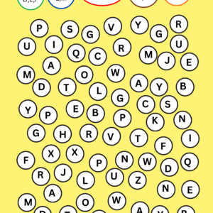 Color the letters