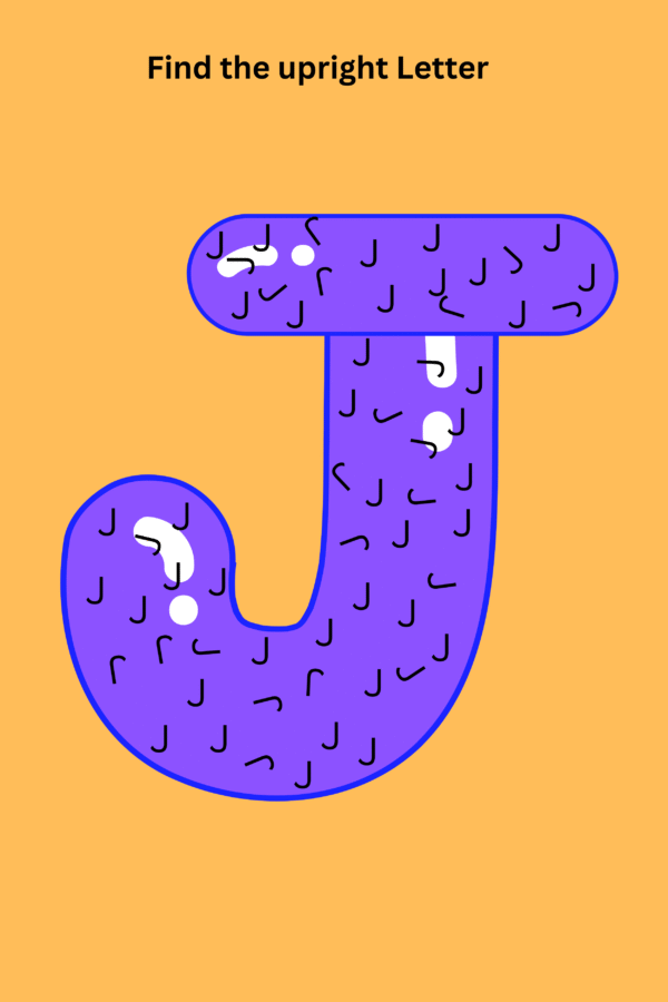 Find the upright letter