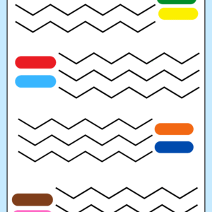 Color the lines
