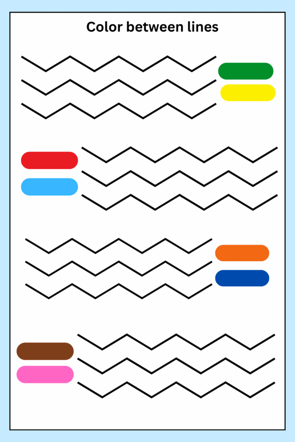 Color the lines