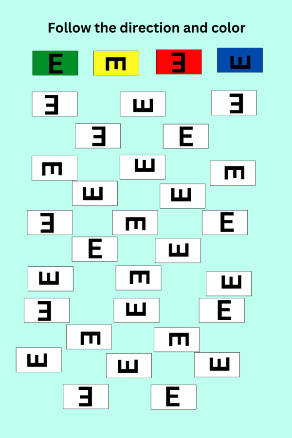 Color the letters