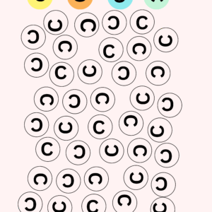 Color the letters