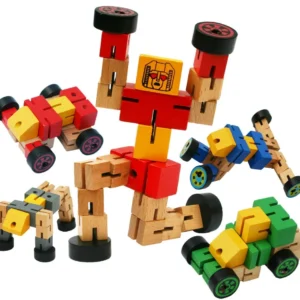 Wooden robot transformer