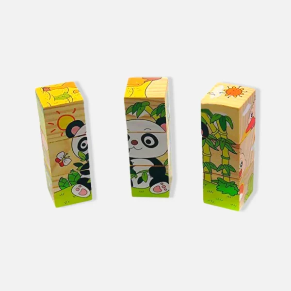 Wooden 6 Face Puzzle Cube - Image 7